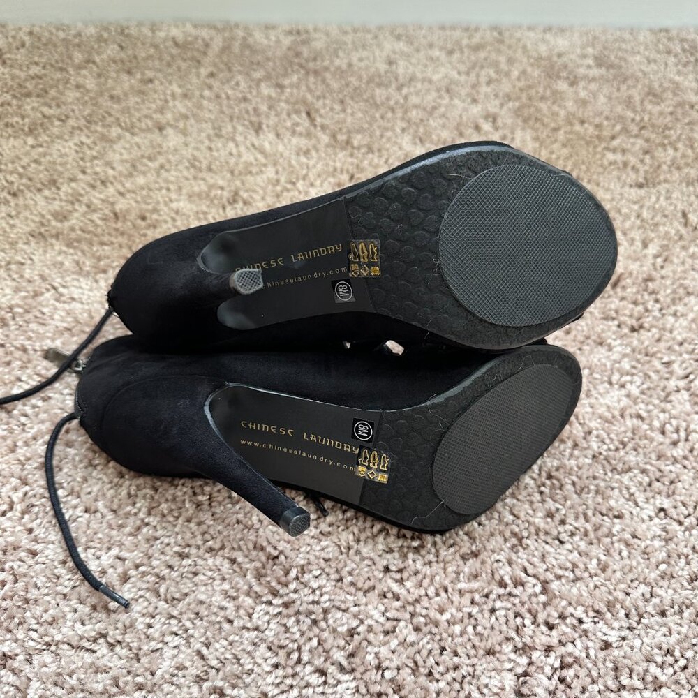 Chinese Laundry Strappy Cage Heels in Black Size 8 - Picture 8 of 8